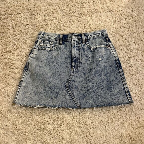 Abercrombie denim jean skirt size 4 - Picture 1 of 3